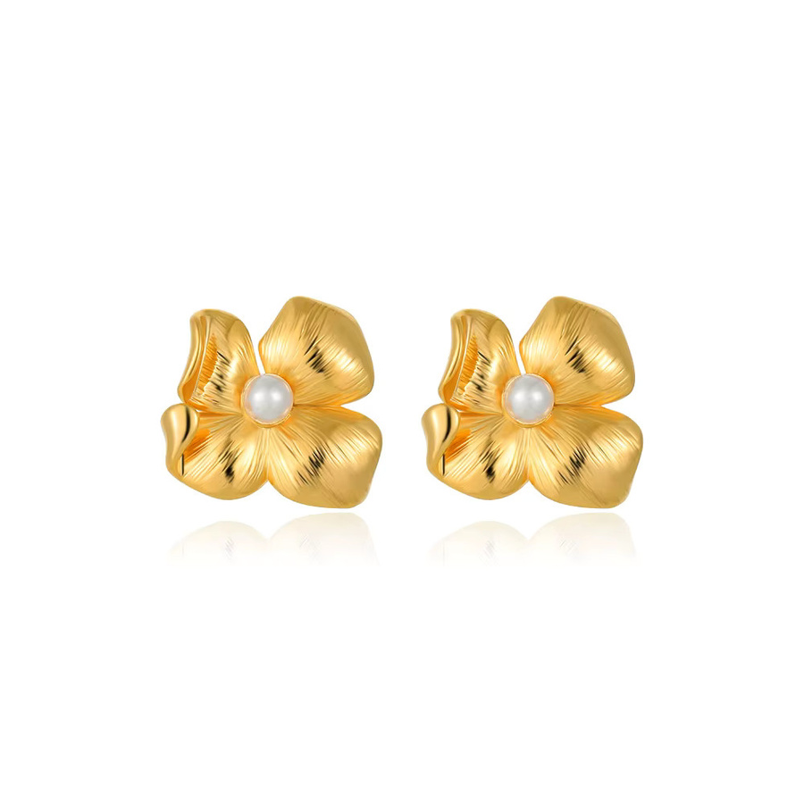 Erpels Ohrringe, Gold, Perle, Zirkonia, Damen - Bild 3