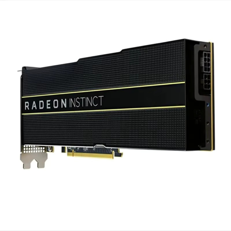 AMD Instinct Mi50 Beschleuniger Grafikkarte mit 16GB HBM2 in Schwarz für Machine Learning und HPC - Bild 2