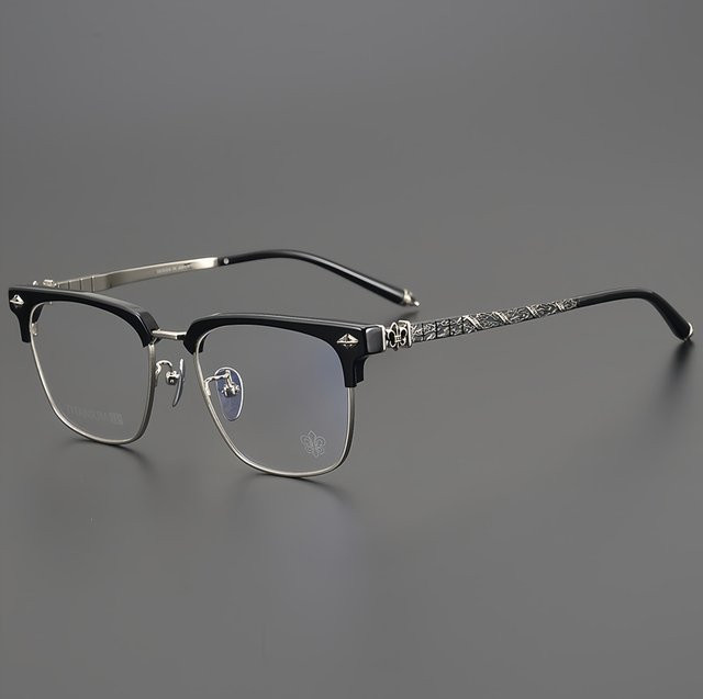 CHARMLIBRARY Korrektionsbrille Damen, Titan, schwarz - Bild 1