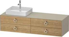 Duravit Waschtischunterschrank White Tulip in White, Breite: 160 cm, Tiefe: 55 cm, Höhe: 40,8 cm - Bild 1