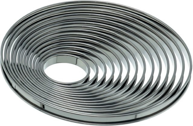 Schneider Tortenring aus Edelstahl, Silber, Höhe: 3 cm, Durchmesser: 30 cm - Bild 1