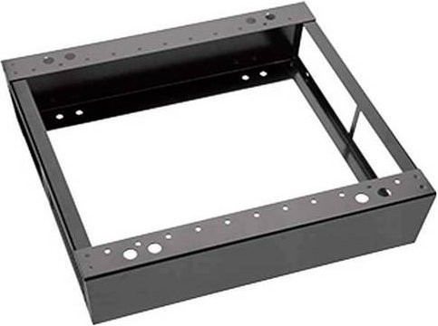 Hager MES-RS140402 Reihensockel in Schwarz, B/T/H: 140 x 40 x 20 cm - Bild 1