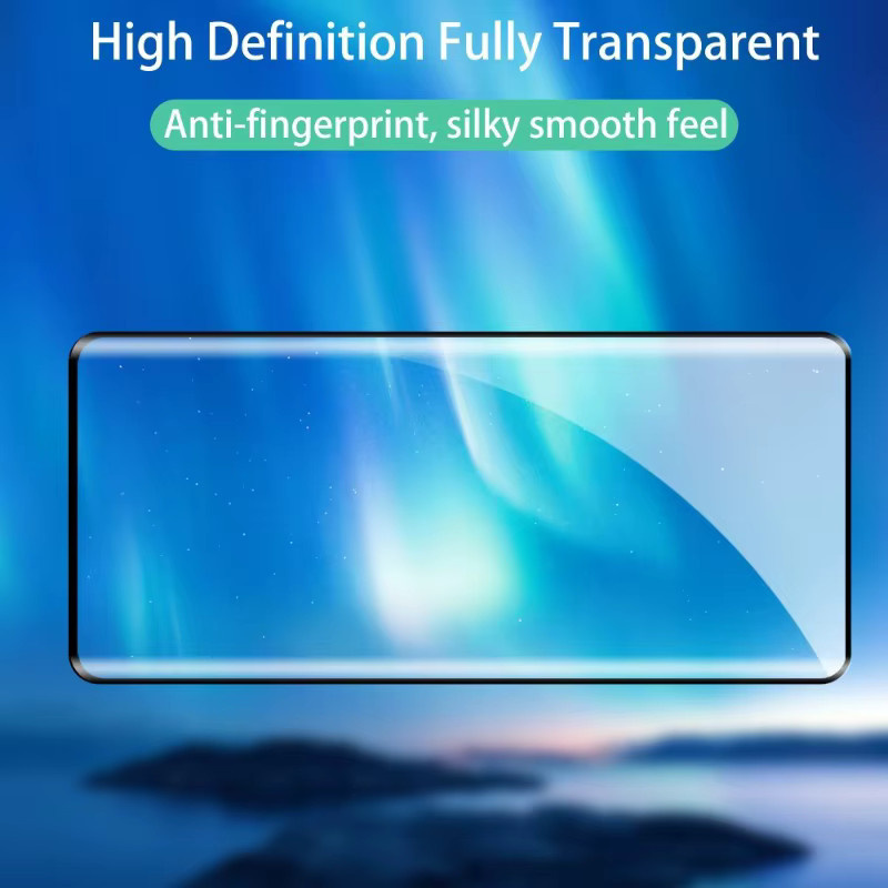 3er-Set Gebogenes Gehärtetes Glas Displayschutz für Xiaomi Redmi Note Serie Pro S Turbo T R E SE Lite Max Plus 5G, Transparent, 9H HD - Bild 3