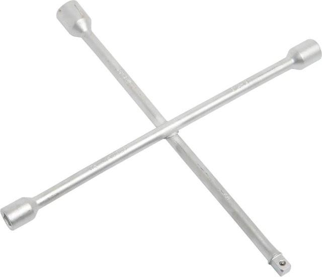 LUX-TOOLS Rad-Kreuzschlüssel Comfort aus Chrom-Vanadium in Silber, 1/2 Zoll - Bild 1
