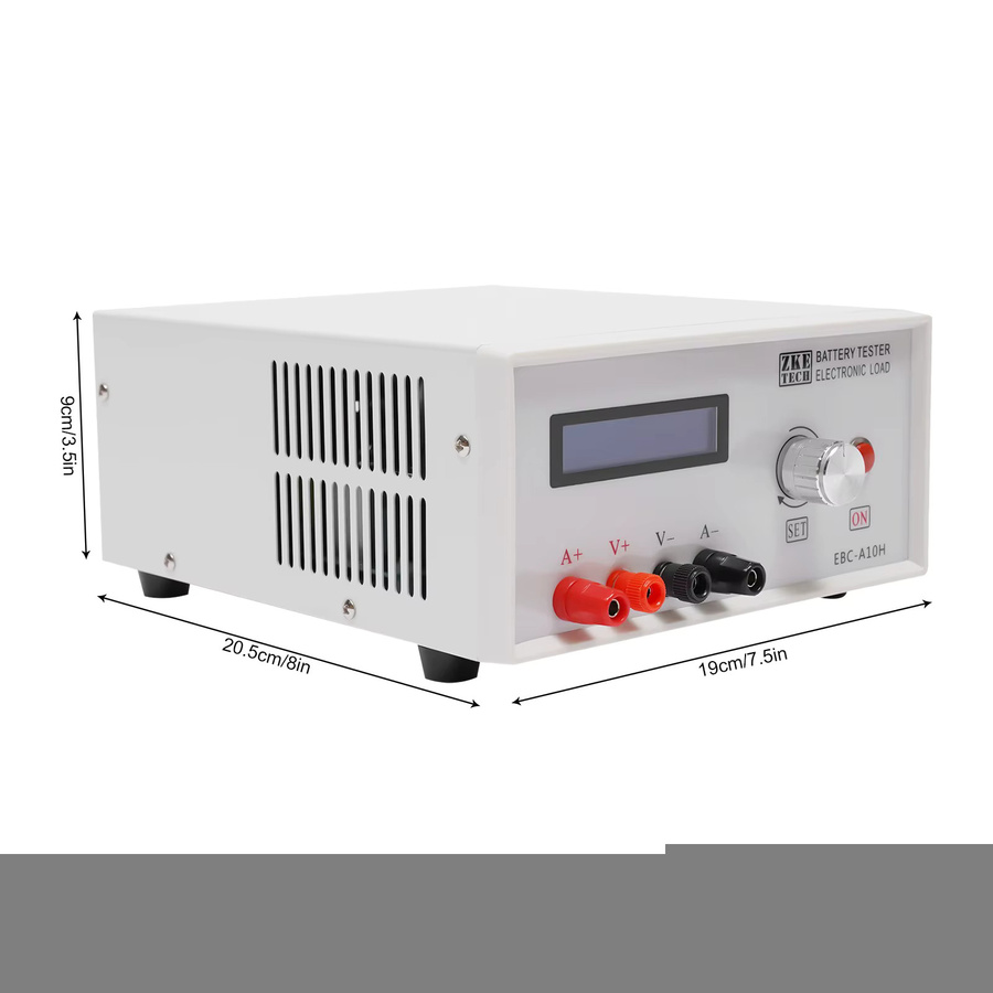 EBC-A10H Batterietester Elektronische Last 150W mit LCD-Anzeige für Lithium, LiFePO4 und Blei-Säure, Kapazitätstest bis 30V/10A - Bild 3
