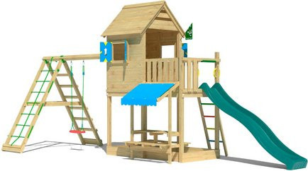 JUNGLE GYM Spielanlage Cabana grün braun - Bild 1
