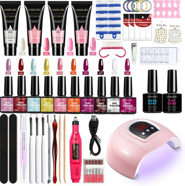 LIMEGIRL Gel-Nagellack-Set, Glänzend - Bild 1
