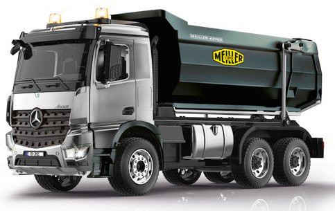 JAMARA Mercedes-Benz Muldenkipper Metal 1:20 grau