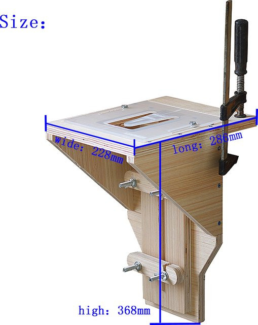 HUATOOL Schwalbenschwanz-Arbeitsrahmen und Schablonenform für den Gitarrenbau - Bild 1