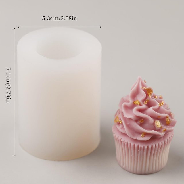 DIY Silikonform für Creme-Kuchen, ideal für handgemachte Seife und Aromatherapie-Kerzen, Mini-Form - Bild 1
