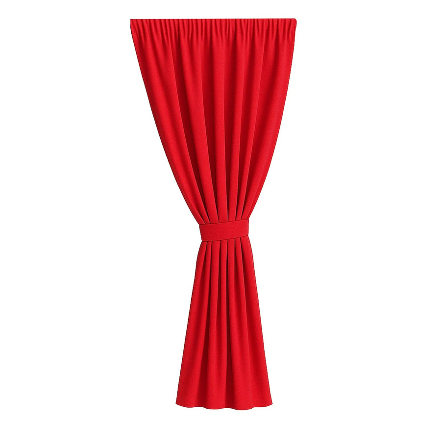 Setgarden Outdoor Vorhang für den Balkon, Rot, B: 155 cm, H: 200 cm - Bild 2