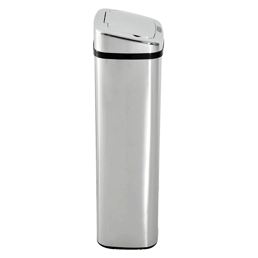 HOMCOM Automatischer Sensor-Mülleimer aus Edelstahl in Silber, Volumen: 50 l, B/H/T: 25 x 84 x 33 cm - Bild 4