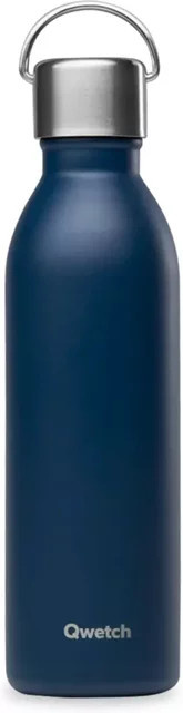 Isolierte Mattflasche Qwetch Active in Blau, 0,36 l - Bild 1