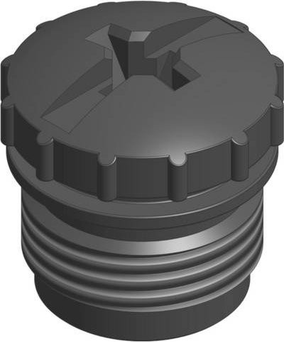 Conec 43-16211 Sensor- und Aktor-Schutzkappe in Schwarz - Bild 1