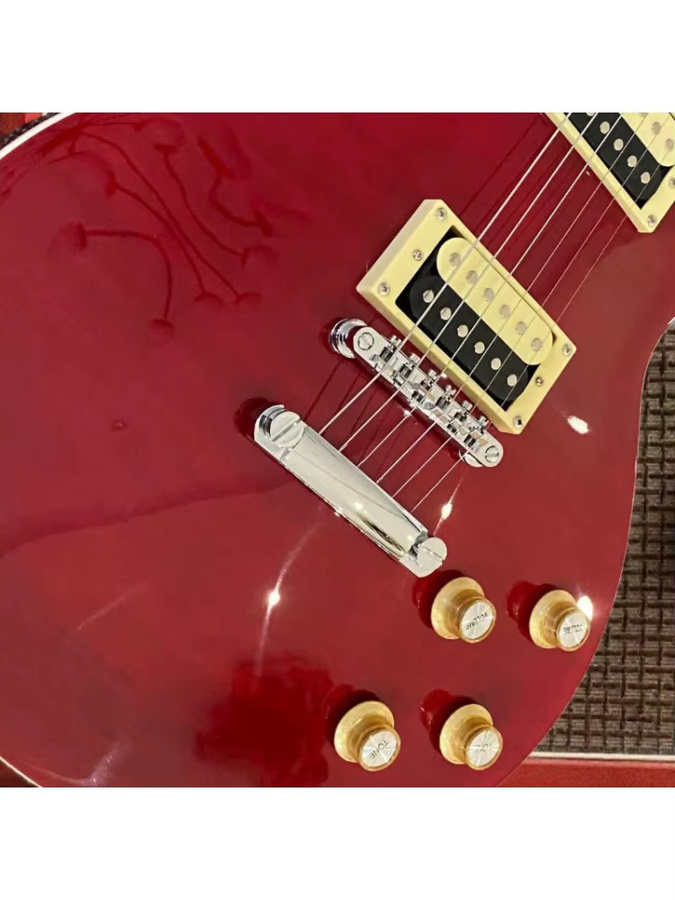 Red Tiger E-Gitarre mit 22 Bünden und 6 Saiten in Rot - Bild 2
