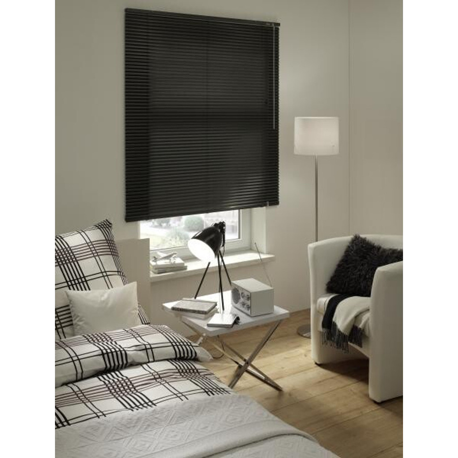 Boviva Alu-Jalousie in Anthrazit mit Wandmontage, Breite: 40 cm, Höhe: 175 cm - Bild 2