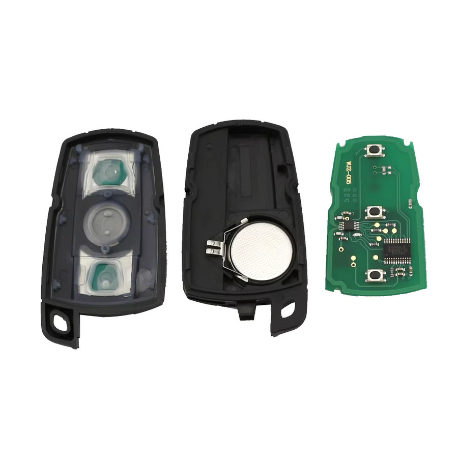 YIQIXIN Fernbedienung Auto Schlüssel in Schwarz für BMW 1/3/5/7 Serie, X1, X5, X6, E60, E61, E70, E71, E87, E90, Z4 mit CAS3 ID46 PCF7945 Chip (315 MHz, 433 MHz, 868 MHz) - Bild 3