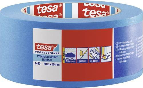 tesa Professional Precision Outdoor Kreppband Blau, Breite: 50 mm, Länge: 50 m - Bild 1