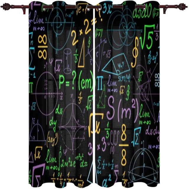 Moderne semi-transparente Fenstergardine Super Six mit Biologie Zellstruktur Muster in Multicolour, Breite: 135 cm, Höhe: 60 cm - Bild 1
