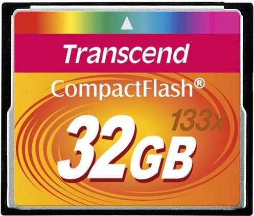 Transcend CompactFlash Speicherkarte Standard 133x mit 32GB in Multicolour - Bild 1
