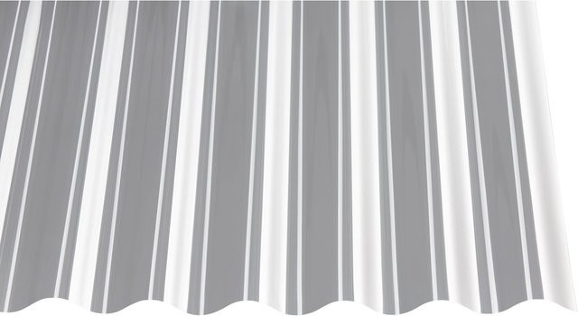 Transparentes PVC-Profil Sinus 76/18 mit 0,8 mm Stärke, Breite: 900 mm, Länge: 2000 mm - Bild 1