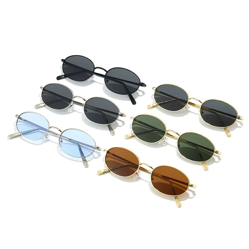 SHAUNA Sonnenbrille, oval, Metall, Vollrand, Unisex - Bild 3