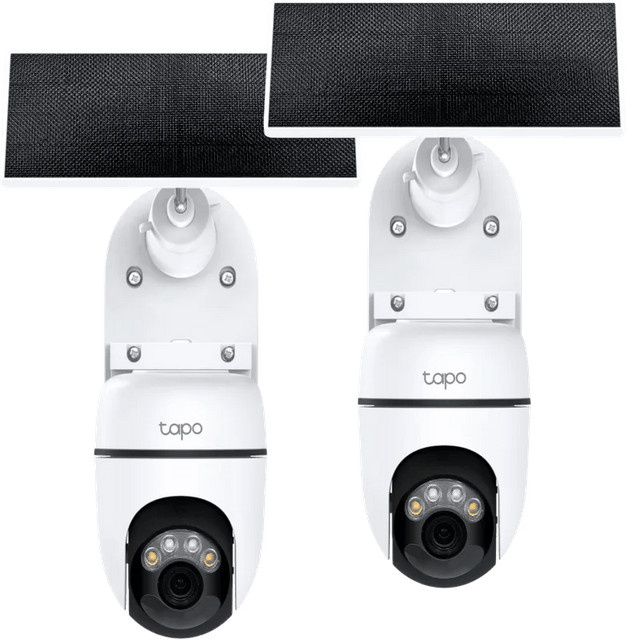 TP-Link Tapo C610 Solar Kit Doppelpack Wi-Fi Überwachungskamera in Weiß - Bild 1
