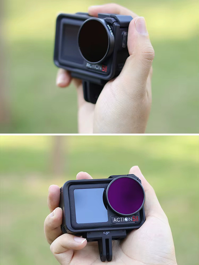 NEEWER Objektiv-Kit für DJI Osmo Action 3 4 5Pro mit ND-Filtern, UV-, CPL- und Diffusionsfiltern, mehrfach beschichtet - Bild 7