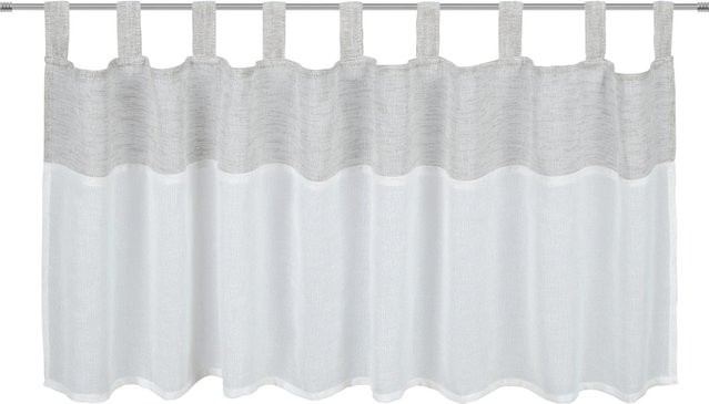 Modern Living Scheibengardine Mesh in Weiß, Breite: 145 cm, Höhe: 50 cm - Bild 1
