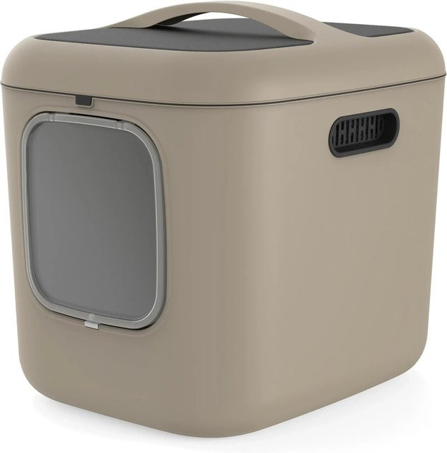 Rotho Katzentoilette Biala XL in Cappuccino/Beige aus Kunststoff - Bild 1