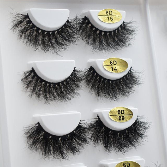 FOXESJI Messy Mink Lashes Künstliche Wimpern, Black, Natürlich - Bild 1