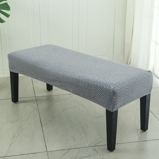 Elastischer Bankbezug von Yiran Furniture in Grau/Mehrfarbig mit Jacquard-Muster, Breite: 36 cm - Bild 1