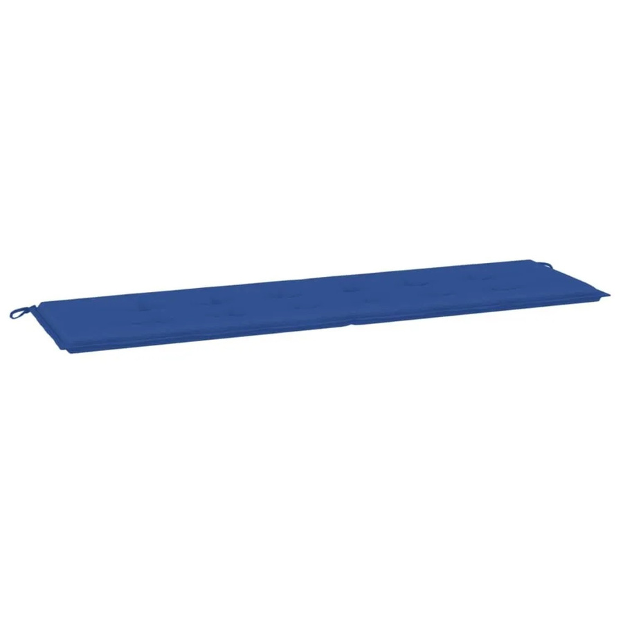 vidaXL Gartenbank-Auflage Königsblau aus Oxford-Gewebe mit Schaumstoff, B/T/H: 180 x 50 x 3 cm - Bild 2