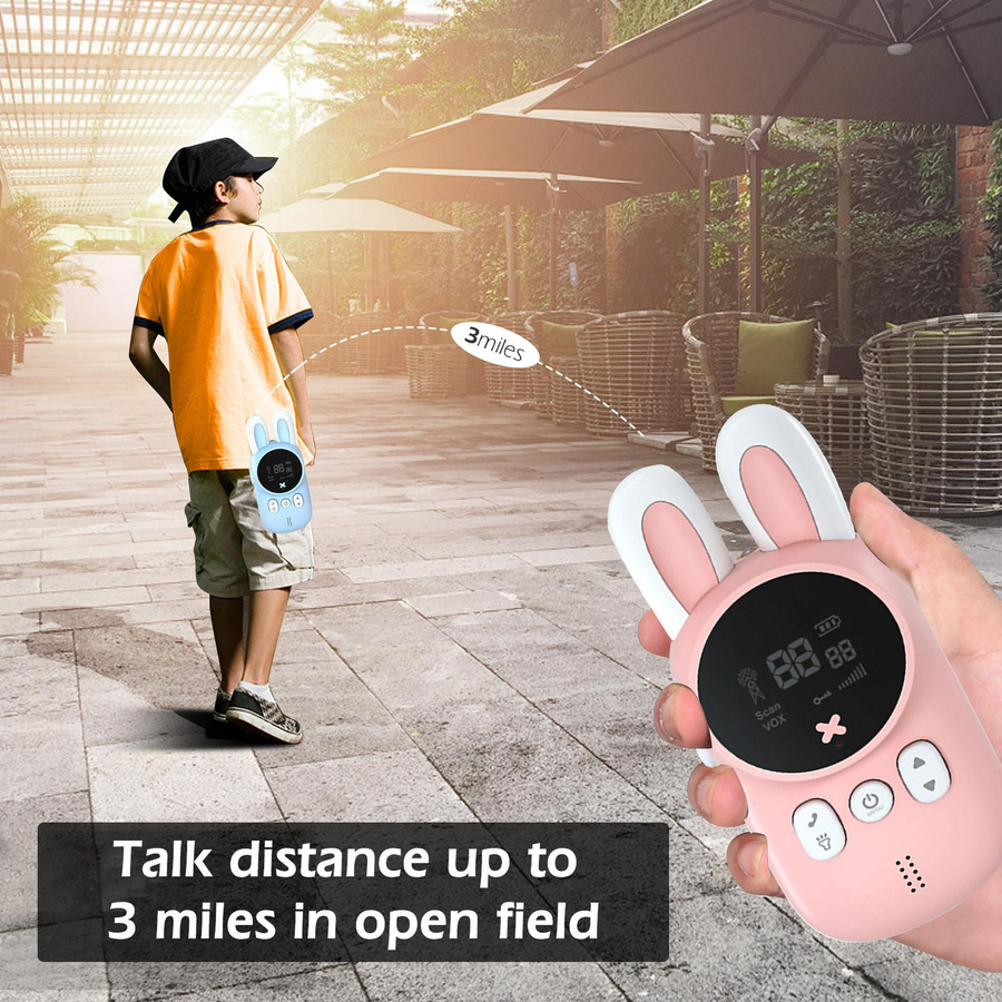TOMTOP JMS Walkie Talkie mit Taschenlampe - Bild 6