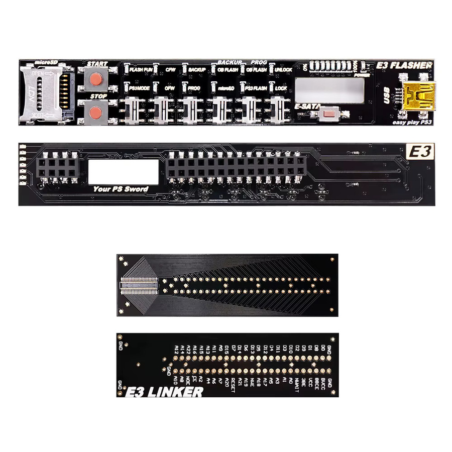 Ren Tian Ge Professional Board Festplattenfach Downgrade Tool Kit für PS3 E3 Flasher Spielkonsole Zubehör in Schwarz - Bild 5