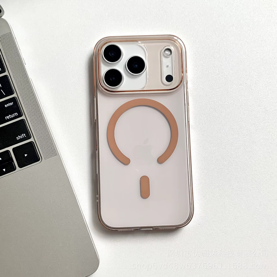 Transparente magnetische Schutzhülle aus hartem PC für Apple iPhone 16 15 14 Plus 13 12 Pro Max mit Wireless Charge Unterstützung - Bild 2