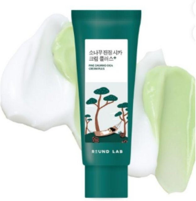 ROUND LAB Pine Calming Cica Cream Plus, 60 ml, für empfindliche Haut - Bild 1