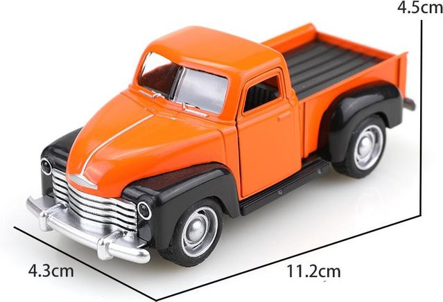 Linyi toy car Klassischer Retro-Pickup, Legierungs-Modellauto, 1:38, ab 4 Jahre - Bild 1