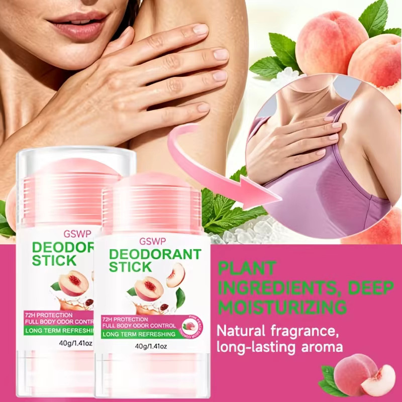 GSWP Pfirsich Deodorant-Stift, Unisex, 40 g/80 g - Bild 2