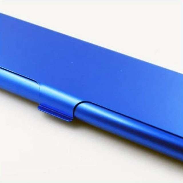 Superme Live Federmäppchen aus Aluminium und Metall in Blau - Bild 1