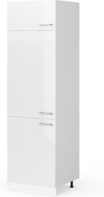 Vicco R-Line Kühlumbauschrank Hochschrank für die Küche, Weiß Hochglanz, B: 60 cm, H: 207 cm, T: 57,2 cm - Bild 1