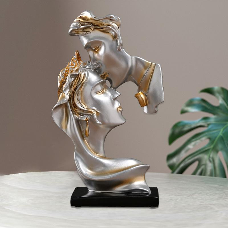 Yiran Liebesstil Ornamente aus Kunstharz für Wohnzimmer und Büro als Tischdekoration - Bild 2