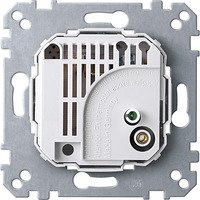 Merten Raumthermostat in Weiß mit Wechselkontakt 230 Volt - Bild 1