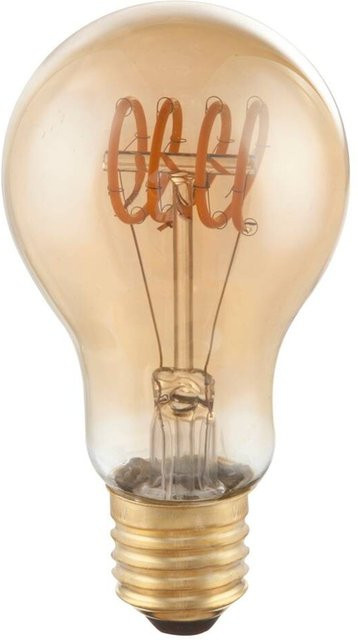 Globo LED Filamentlampe Edison Style E27 dimmbar in Amber Transparent - Bild 1