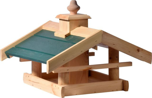 dobar Vogelfutterhaus Kulusuk für Ständermontage in Grün - Bild 1