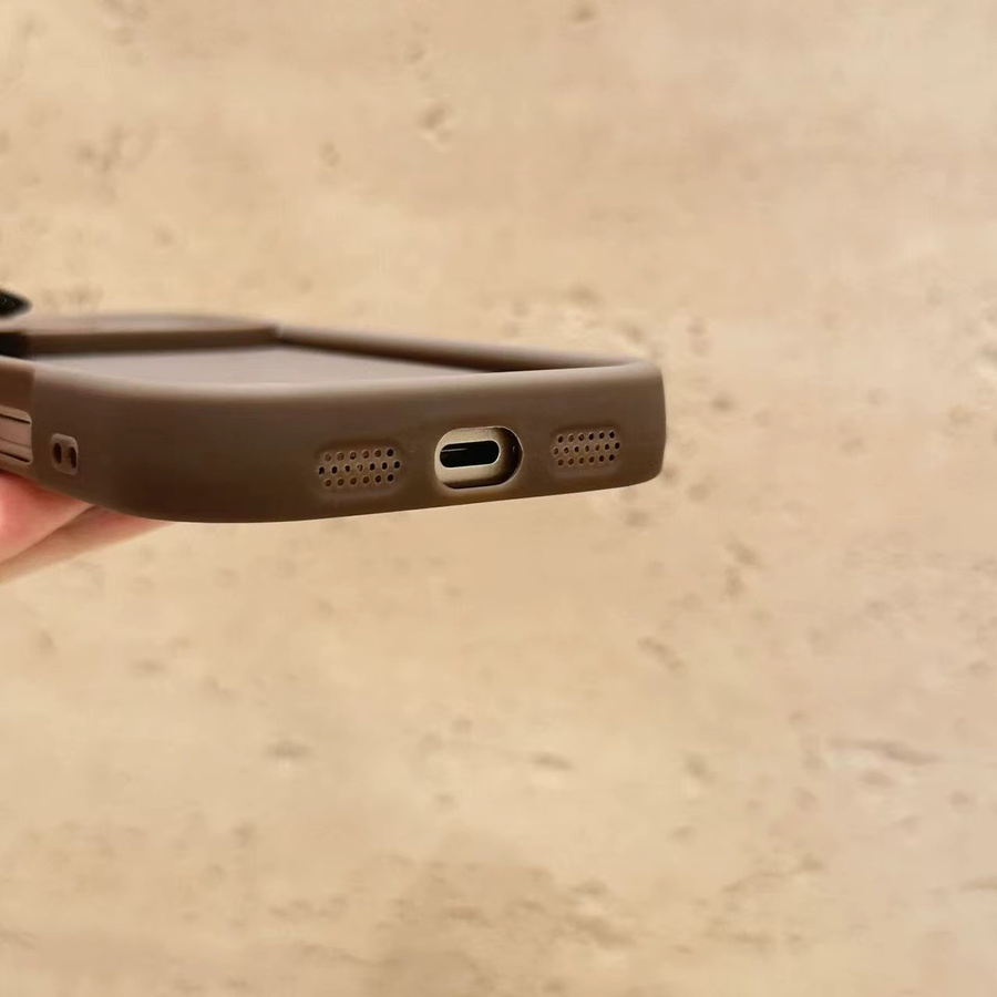 Stoßfeste Silikon-Handyhülle von szHAIyu für iPhone mit mattem Finish, verdicktem Kameraschutz und weicher TPU-Abdeckung in Grün oder Braun - Bild 2