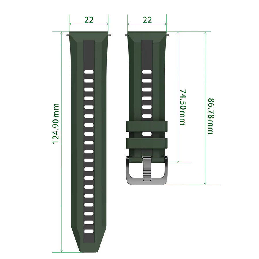 Xiaomi Uhrenarmband Silikon, 22mm, QuickFit - Bild 4