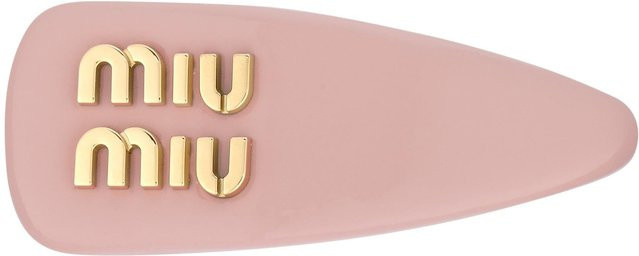 Miu Miu Haarspange Lackleder, Rosa, Damen - Bild 1