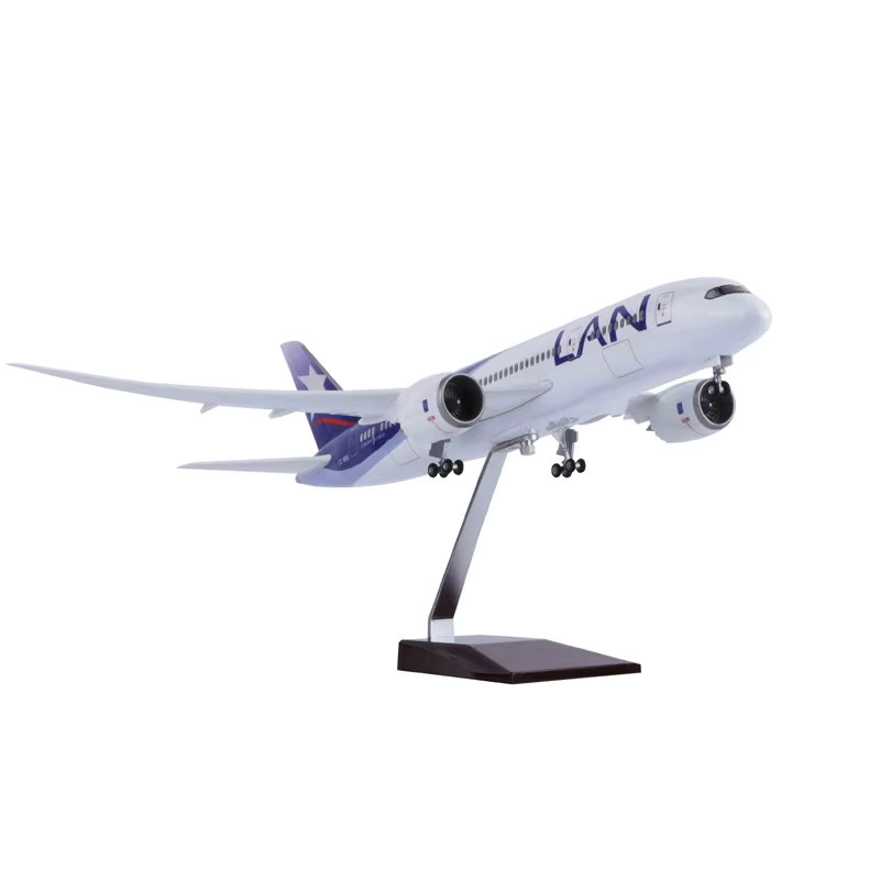 ZOCO B787 Flugzeugmodell, Miniatur, Maßstab 1:11, mit Licht und Rad - Bild 2