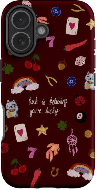 Clmj Lucky Handyhülle mit doppelschichtiger Rückseite für iPhone 17 16 15 14 13 12 11 Pro Max Plus X XS XR XS Max 7 8 Air - Bild 1